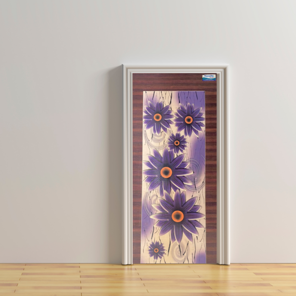 Modern floral design chemical door