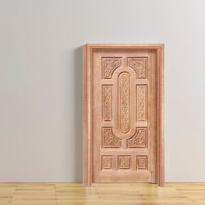 Polished wooden membrane door price